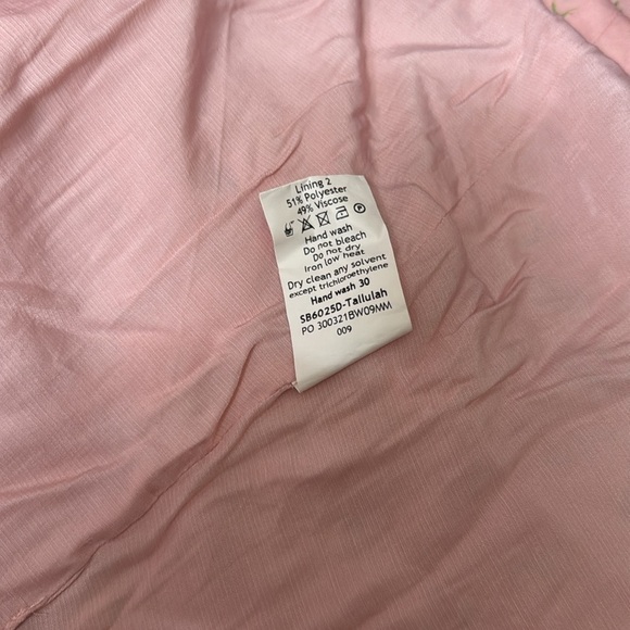 NWOT House of CB Pink Floral Tallulah Puff sleeves midi dress sz XS - Picture 8 of 10